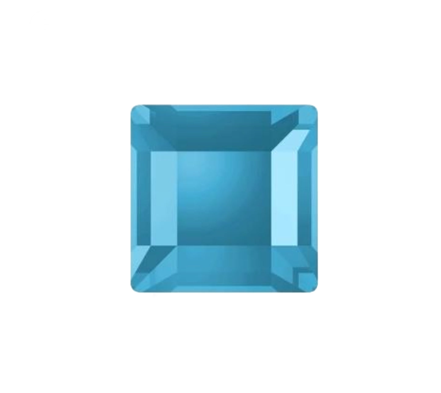 Crystal Mini Square Aquamarine GlowGems