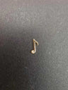Charm Oro 18k Note musical
