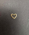Charm Oro 18k Hollow Heart