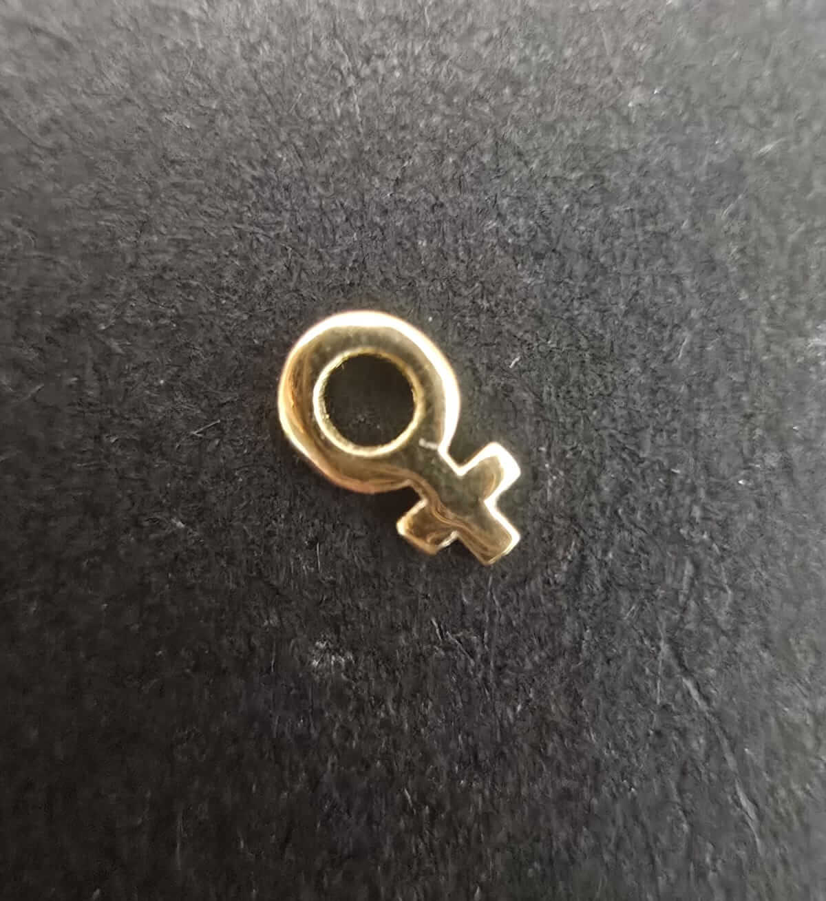 Charm Oro 18k Girl Sign - 1 gema dental