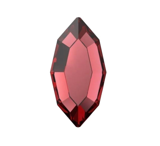 Crystal Navette Scarlet GlowGems