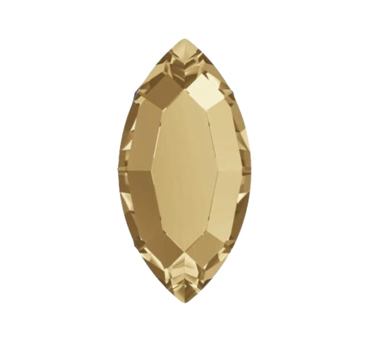Crystal Navette Golden Shadow GlowGems